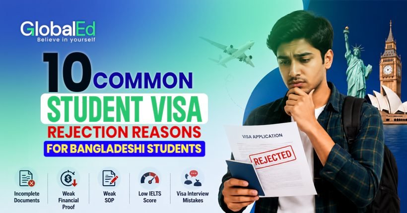10 Common Student Visa Rejection Reasons for Bangladeshi Students, Student Visa Rejection Reasons for Bangladeshi Students