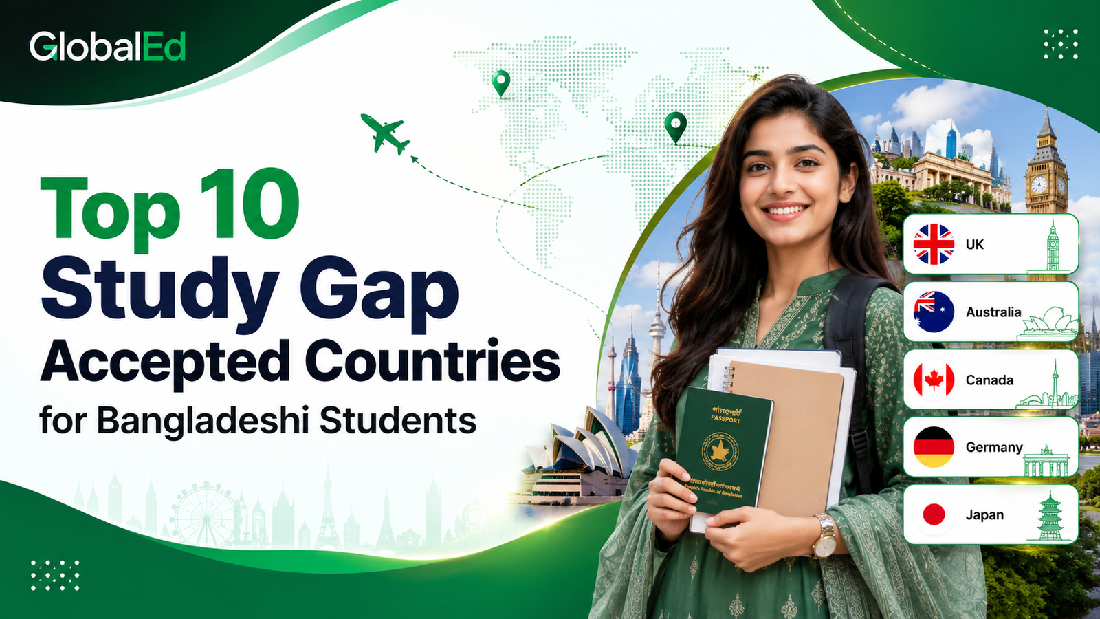 Study Gap Accepted Countries for Bangladeshi Students